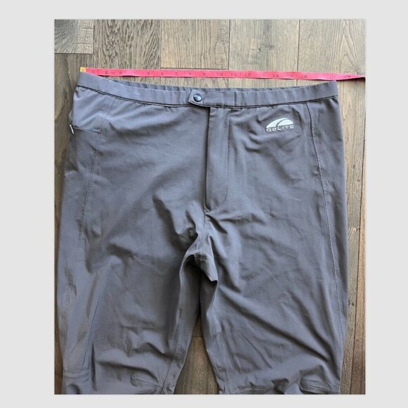 GoLite Hiking Ski Pants Size L Gray Lightweight Technical Outdoor Activewear - Picture 8 of 9
